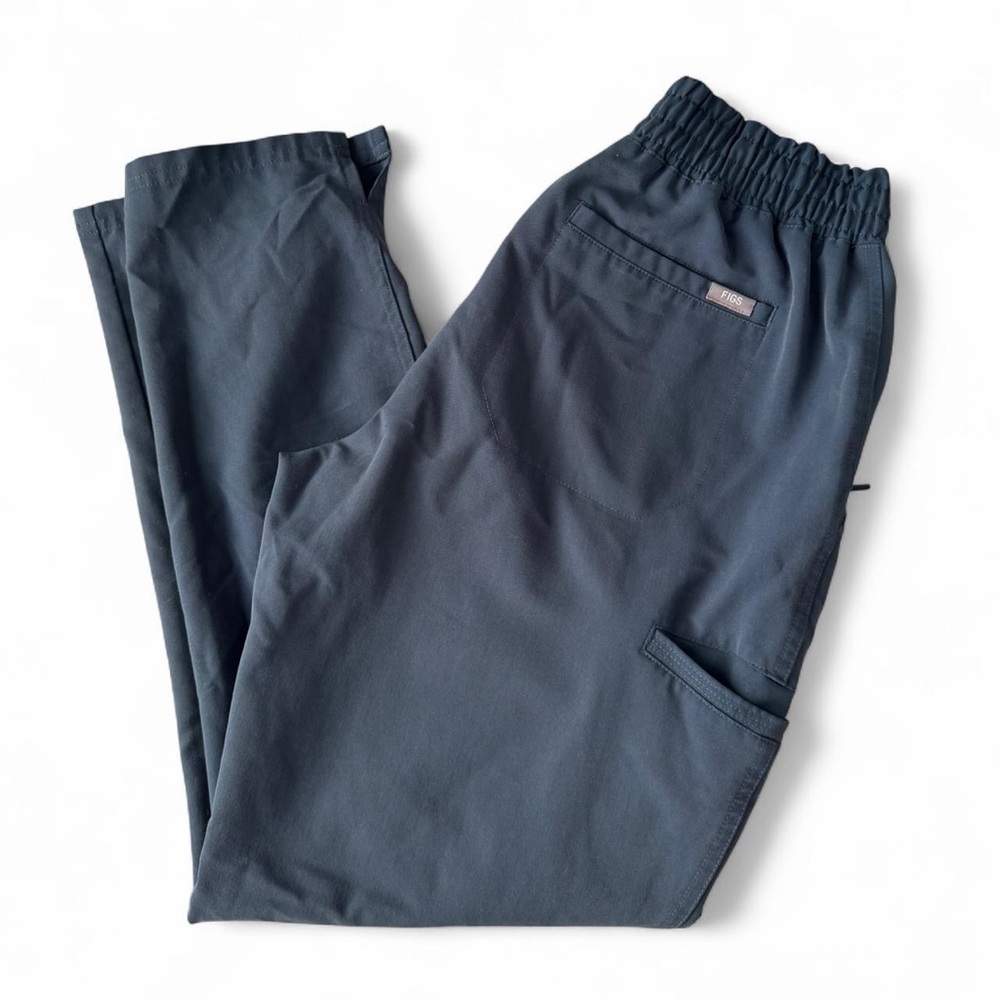 FIGS High Waisted Skinny Scrub Pants in Dark Harbor
